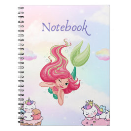 Cuaderno Portátil espiral con hermosos diseños de Kawaii
