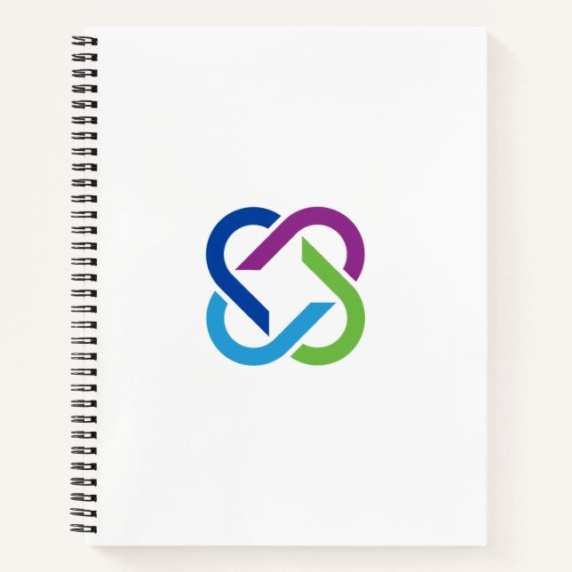 Cuaderno Portátil espiral con logotipo Merakey (Anverso)