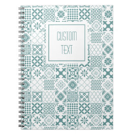 Cuaderno Portátil espiral con mosaico de cocina