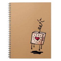 Portátil espiral, corazón en un Personalizado de c