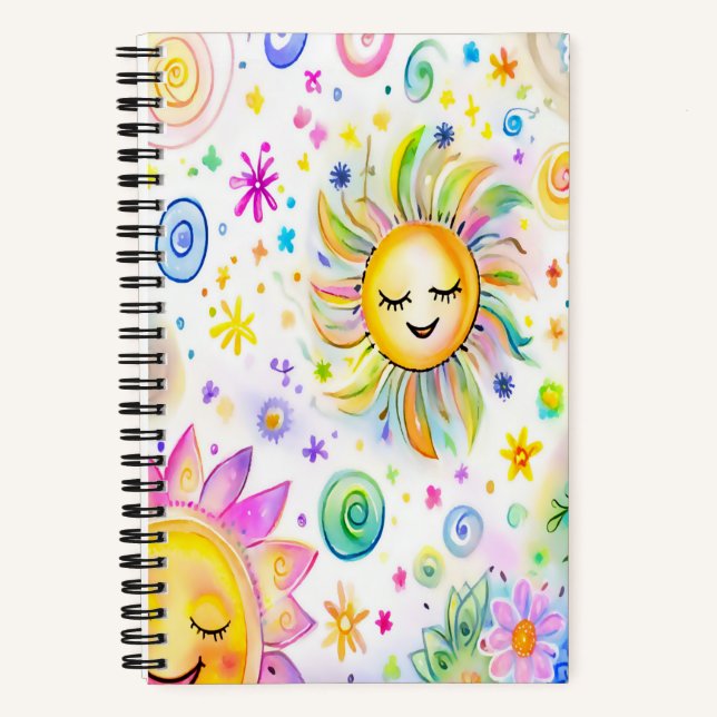 Cuaderno Portátil espiral de 5,5" x 8,5" (Anverso)