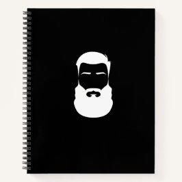 Cuaderno Portátil espiral de barba blanca