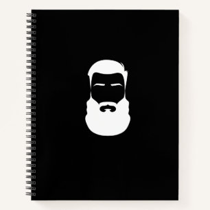 Cuaderno Portátil espiral de barba blanca