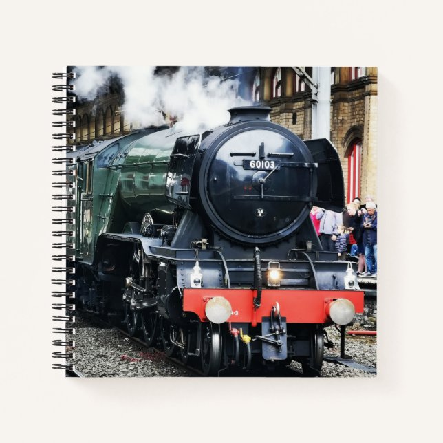 Cuaderno Portátil Espiral de Escocia Volante (Anverso)