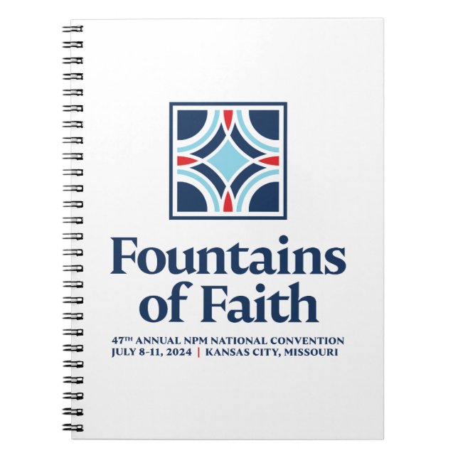 Cuaderno Portátil espiral de la Convención 2024 (Frente)