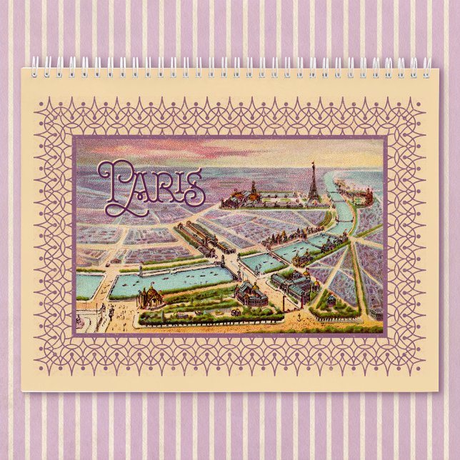 Cuaderno Portátil Espiral de la Expo de París 1900 (Subido por el creador)