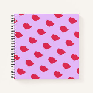 Cuaderno Portátil espiral de monograma floral