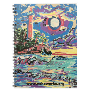 Cuaderno Portátil espiral del faro ECHO
