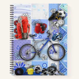 Cuaderno Portátil espiral deportiva