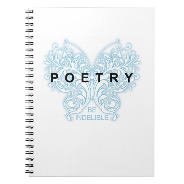 Cuaderno Portátil espiral - Diario de poesía (Frente)