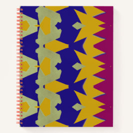 Cuaderno Portátil espiral, diseño de moda multicolor vibran