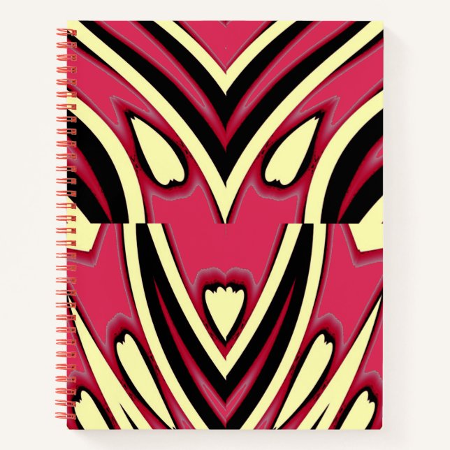 Cuaderno Portátil espiral, diseño de moda multicolor vibran (Anverso)