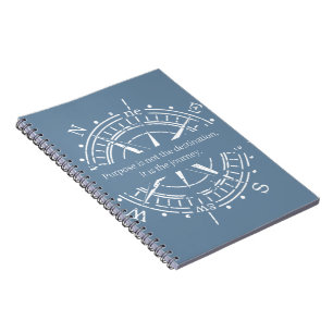 Cuaderno Portátil espiral: el propósito no es el destino