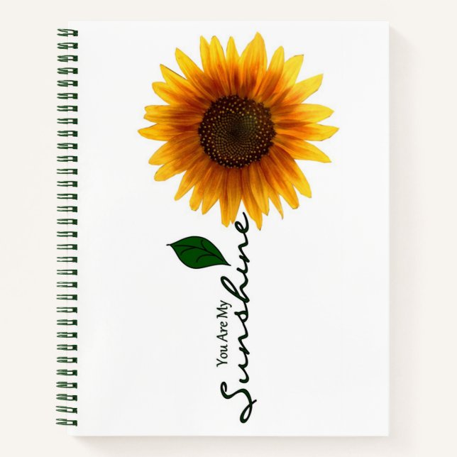 Cuaderno Portátil Espiral - Eres Mi Sol (Anverso)