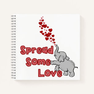 Cuaderno Portátil espiral - Esparce algo de amor