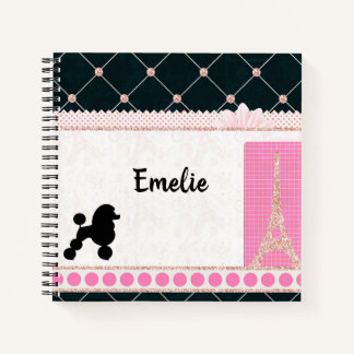 Cuaderno Portátil Espiral Francesa de chica