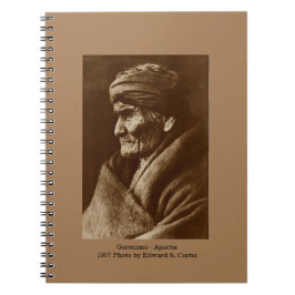 Cuaderno Portátil espiral Gerónimo de Edward S. Curtis