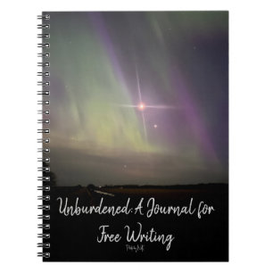 Cuaderno Portátil espiral - Luces boreales