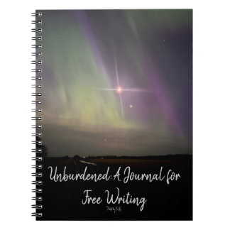 Cuaderno Portátil espiral - Luces boreales