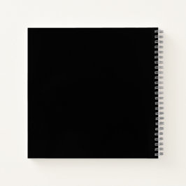 Cuaderno Portátil espiral negro #00000