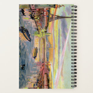 Cuaderno Portátil espiral Paris Pastel