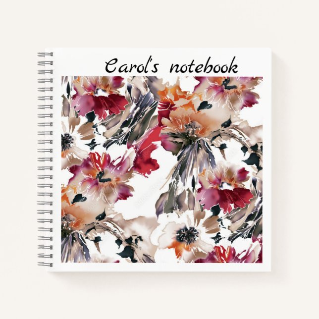 Cuaderno Portátil espiral personalizado (Anverso)