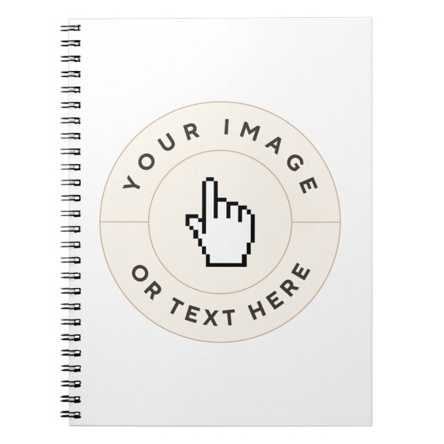 Cuaderno Portátil espiral - Personalizado (agregar imagen/t (Frente)