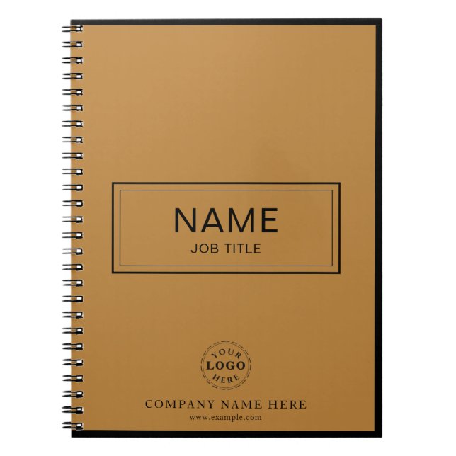 Cuaderno Portátil espiral personalizado con logotipo de nom (Frente)