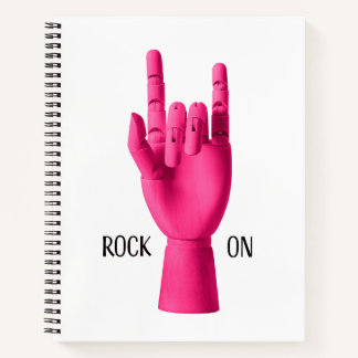Cuaderno Portátil Espiral - ¡Rock On!