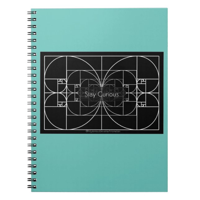 Cuaderno Portátil espiral "Stay Curious" (Frente)
