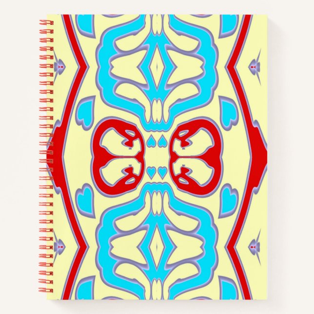 Cuaderno Portátil espiral, un diseño clásico de varios colo (Anverso)