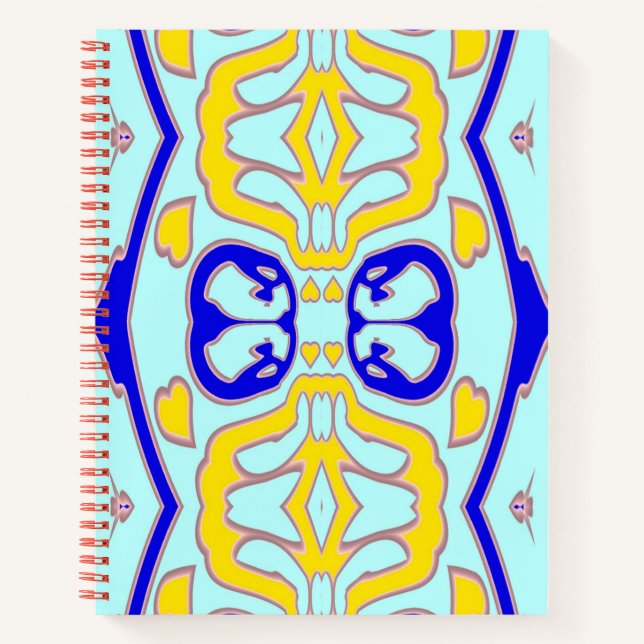 Cuaderno Portátil espiral, un diseño clásico de varios colo (Anverso)