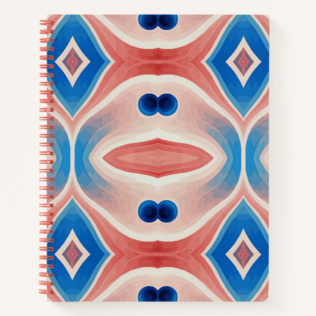 Cuaderno Portátil espiral, un diseño clásico de varios colo (Anverso)