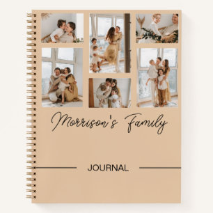 Cuaderno Portátil familiar con collage de fotos para person