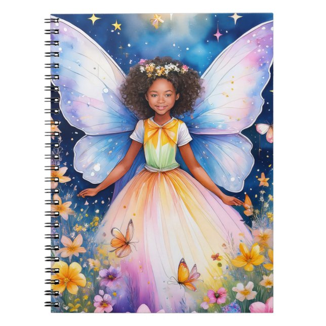 Cuaderno Portátil Fantasy Fairy 6.5 x 8.75 pulgadas (Frente)