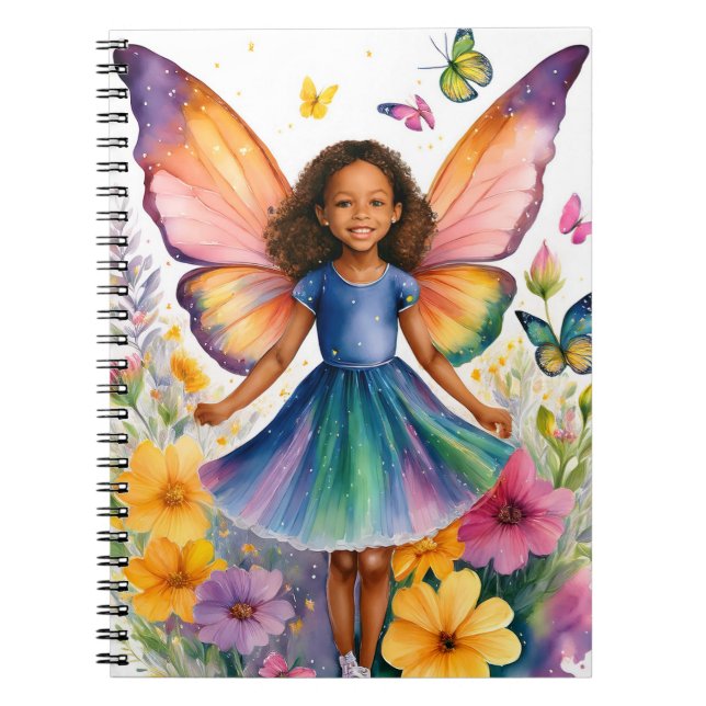 Cuaderno Portátil Fantasy Fairy 6.5 x 8.75 pulgadas (Frente)