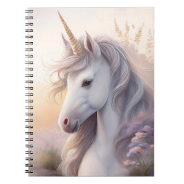 Cuaderno Portátil Fantasy Unicorn de 6,5 x 8,75 pulgadas