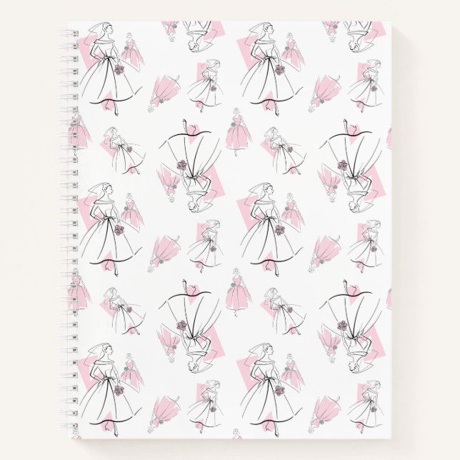 Cuaderno Portátil Fashion Bride Pink Group Multi (Anverso)