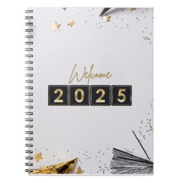 Cuaderno Portátil Feliz Año Nuevo 2025