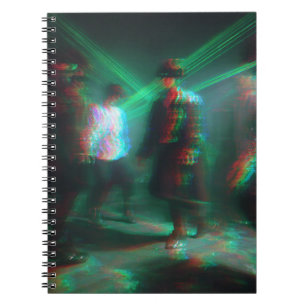 Cuaderno Portátil Fiesta de danza láser Glitchcore