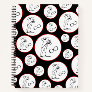 Cuaderno Portátil filosófico de símbolo de infinito Guay