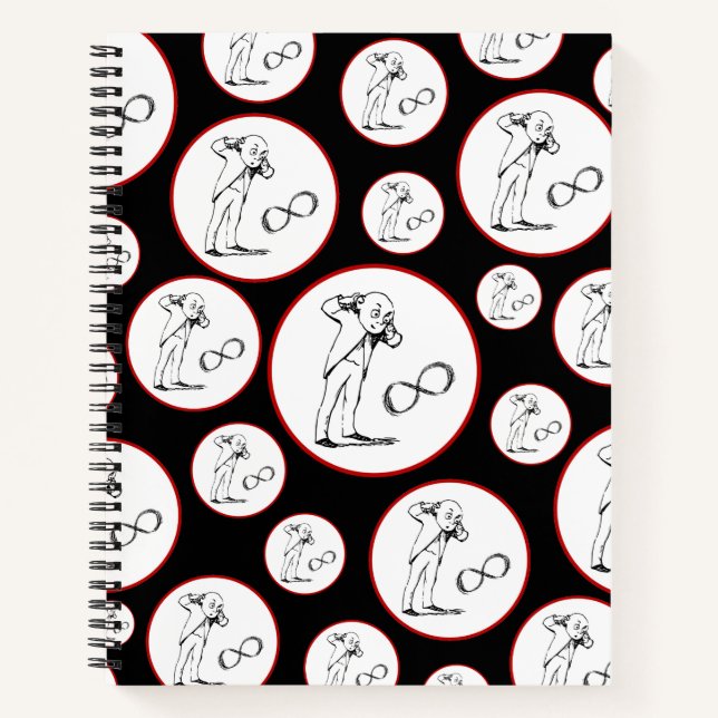 Cuaderno Portátil filosófico de símbolo de infinito Guay (Anverso)