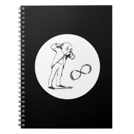 Cuaderno Portátil filosófico de símbolo de infinito Guay