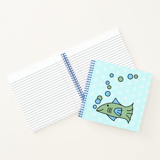 Cuaderno Portátil Fish Bubbles (Interior)