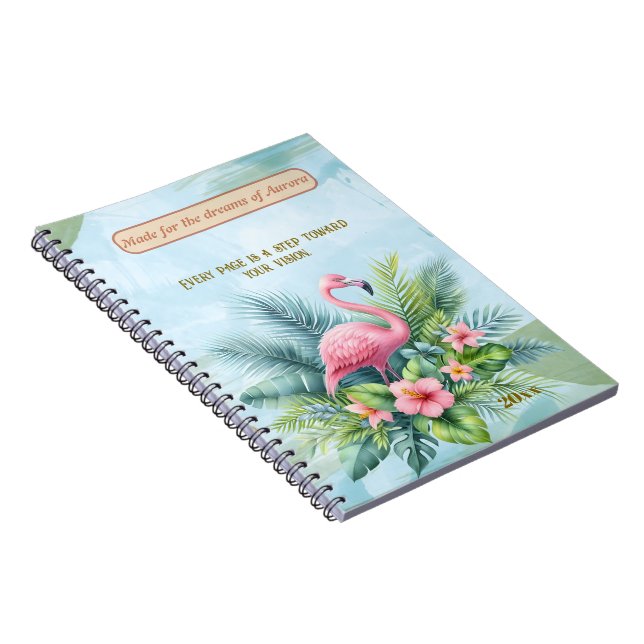 Cuaderno Portátil Flamingo Classic con presupuesto Personal (Lado Derecho)