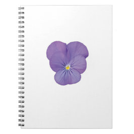 Cuaderno Portátil Floral Pansy Focus