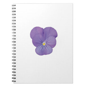 Cuaderno Portátil Floral Pansy Focus