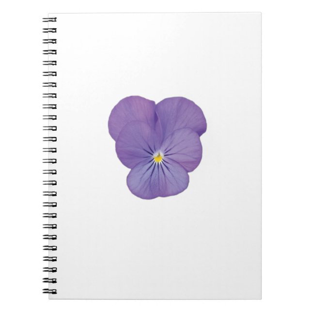 Cuaderno Portátil Floral Pansy Focus (Frente)