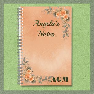Cuaderno Portátil Floral para alguien especial!