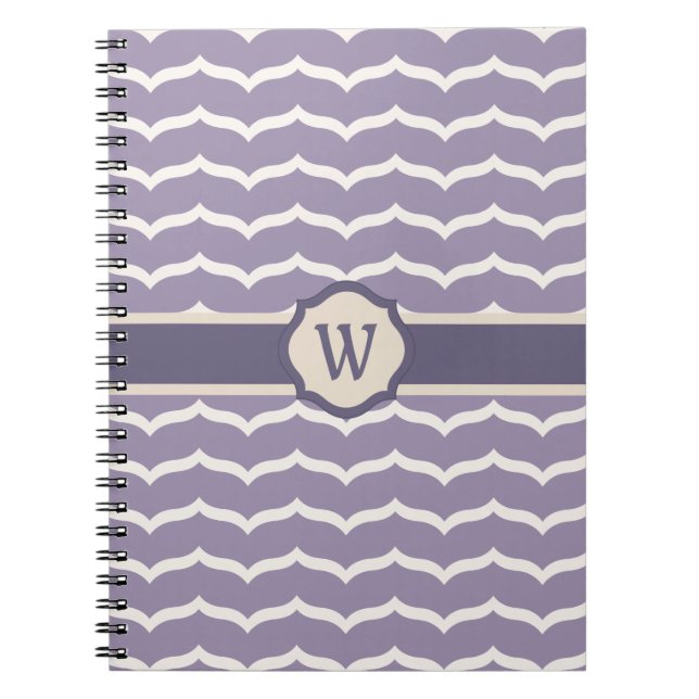 Cuaderno Portátil floreado Zigzag (Frente)